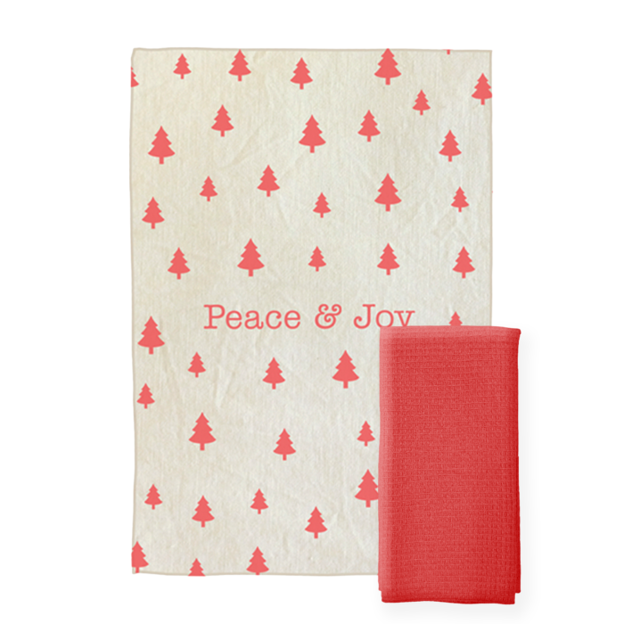 Set x2 Peace and Joy Rojo